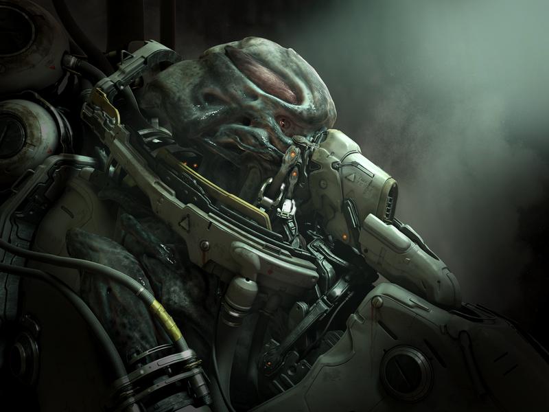 Illustration for article titled A StarCraft II Marine Won't Shoot Monsters This Pretty